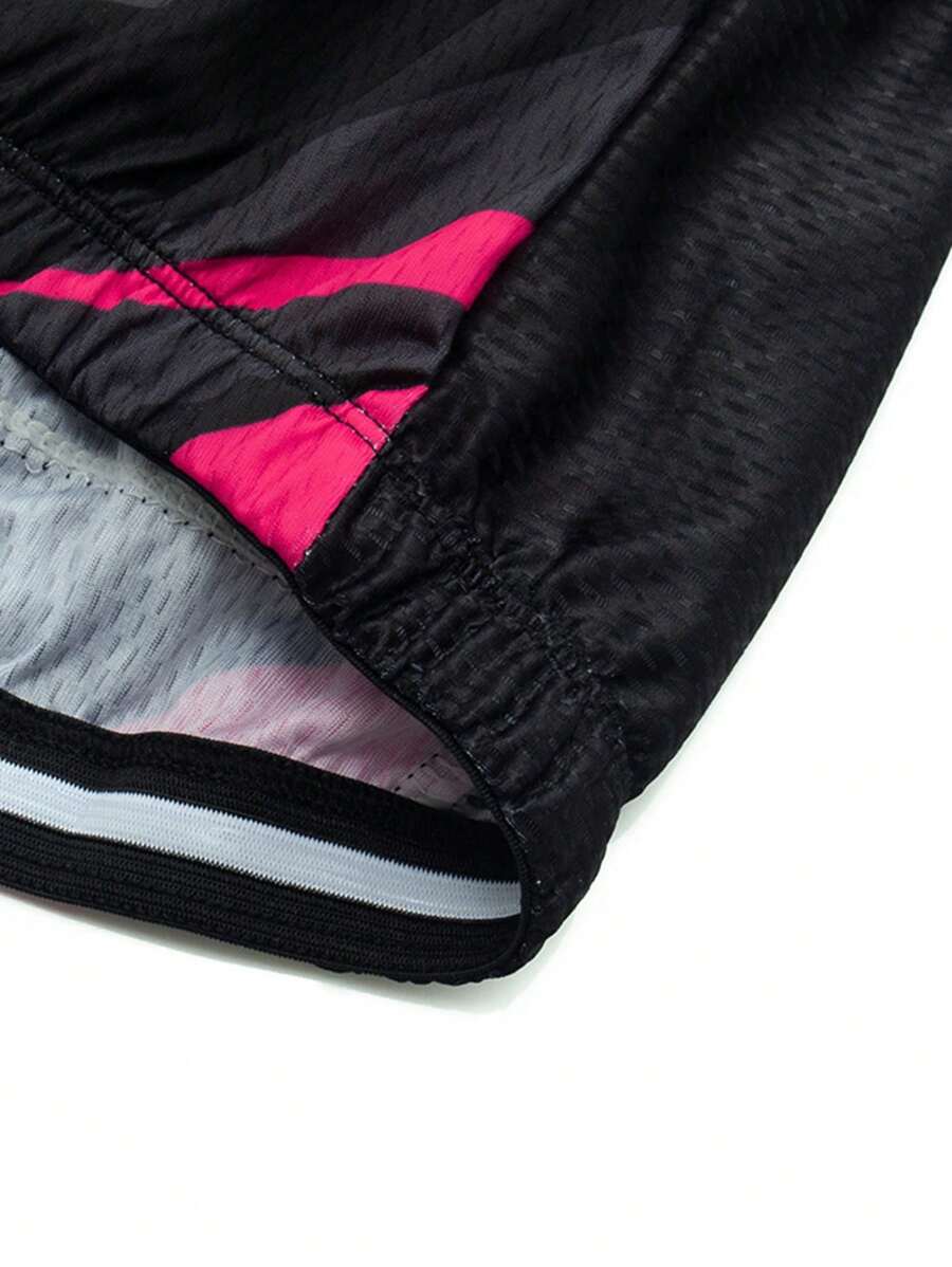 Camisa de Ciclismo Feminina Neon Pink Pro