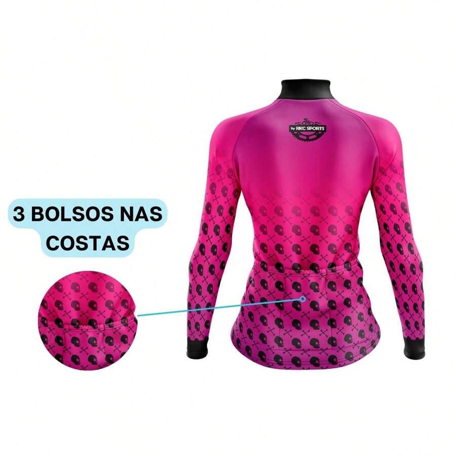 Caveira Rosa UV+50