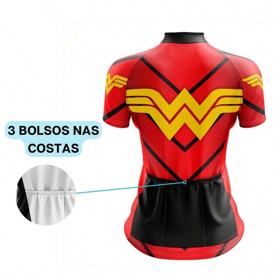 Camisa de Ciclismo Feminina Wonder Ride