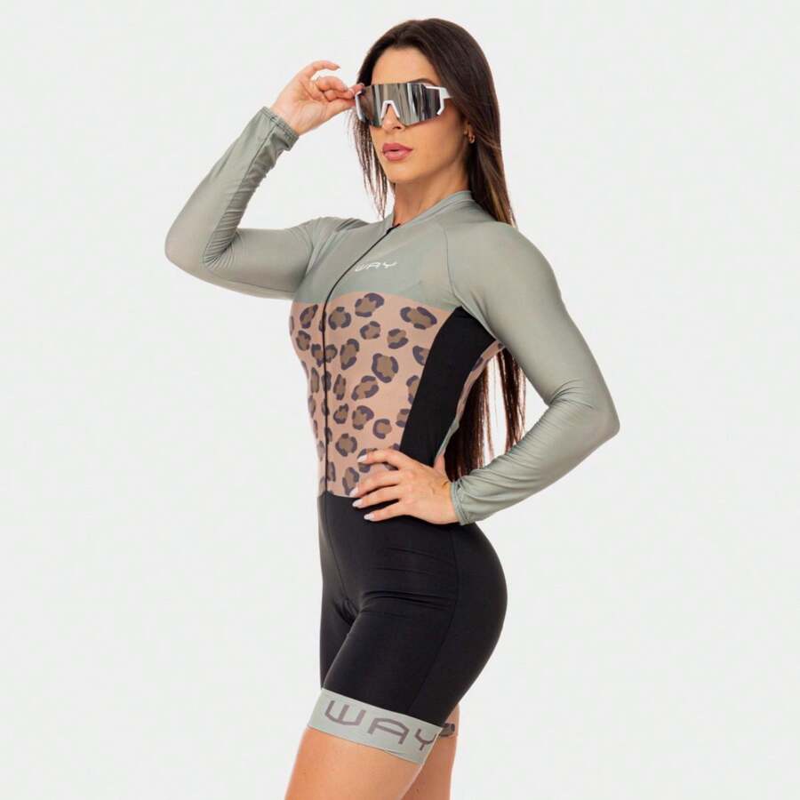 Macaquinho de Ciclismo Feminino Pro Long Ride UV