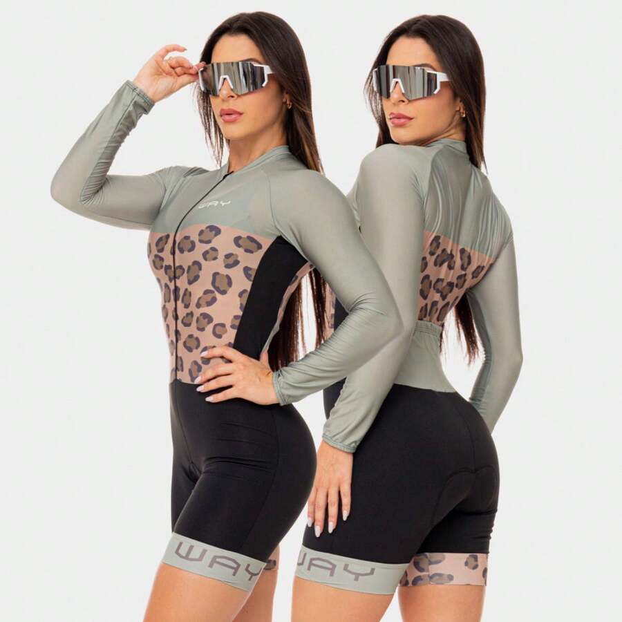 Macaquinho de Ciclismo Feminino Pro Long Ride UV